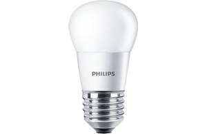 LED-Lampe Tropfenform matt 5,5/40W 827 E27 Philips