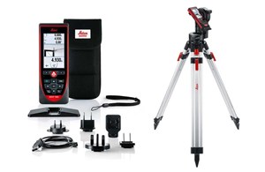 Laser-Entfernungsmesser Leica DISTO S910 mit Stativ TRI 200 Nestle