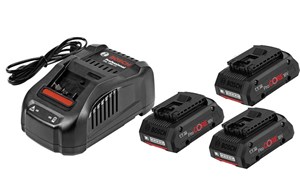 Basis-Set 18 V ProCore 3x 4,0 Ah + 1x GAL 1880 CV Bosch