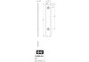 9-48686-46-0-8 Ansatzstulp 20 mm L= 130 mm rund unten Edelstahl GU