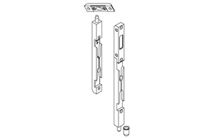 Türkantriegel für Massivriegel / Automatic