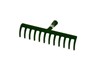 Gartenrechen 12 Zinken Breite 30 cm ohne Stiel Freund