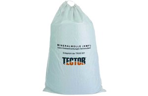 KMF-Sack für Mineralfaserabfälle 140 x 220 cm mit Kordel im Saum