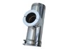 Feuerungsanschl. 90° System DW Edelst. 130 mm