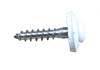 Spenglerschraube 2-tlg. V2A reinweiß RAL 9010 (Torx) 4,5 x 25 (15) mm