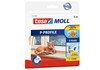 Tesamoll P-Profil Gummidichtung 6 m x 9 mm weiss Tesa